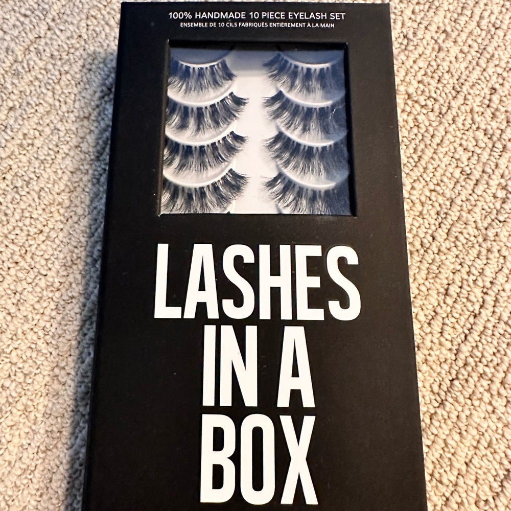 Lashes in a Box, 10 Pairs, BRAND NEW